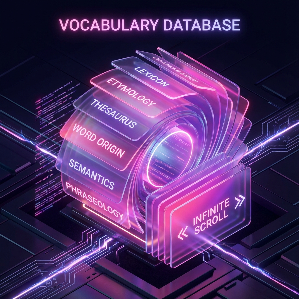 Extensive Word Library with Endless Combinations Massive Word Library