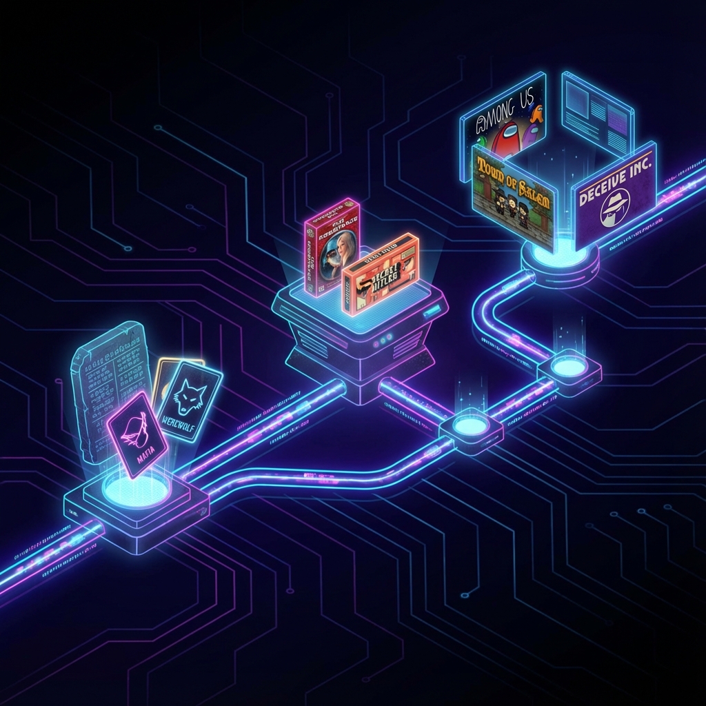 The History and Evolution of Social Deduction Games Evolution of Social Deduction